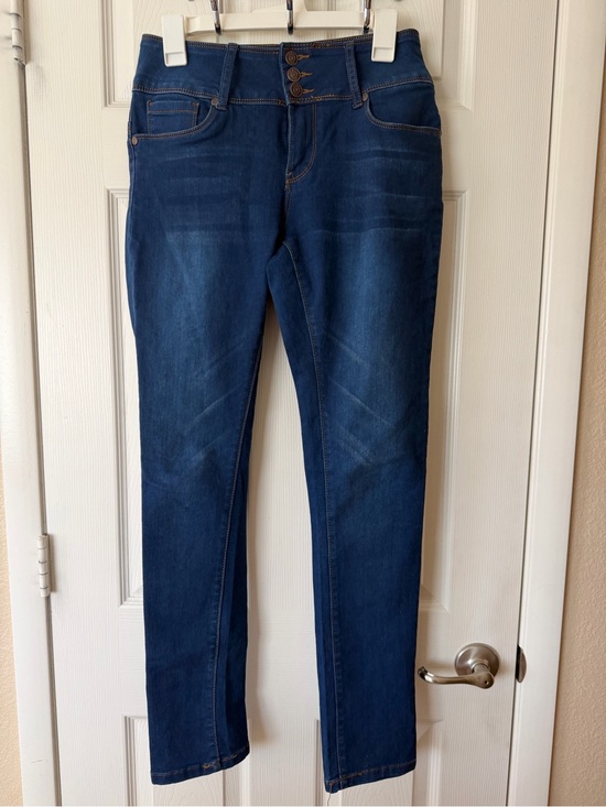 BAMBOO Denim - BAMBOO Dark Blue Skinny Stretch Jeans